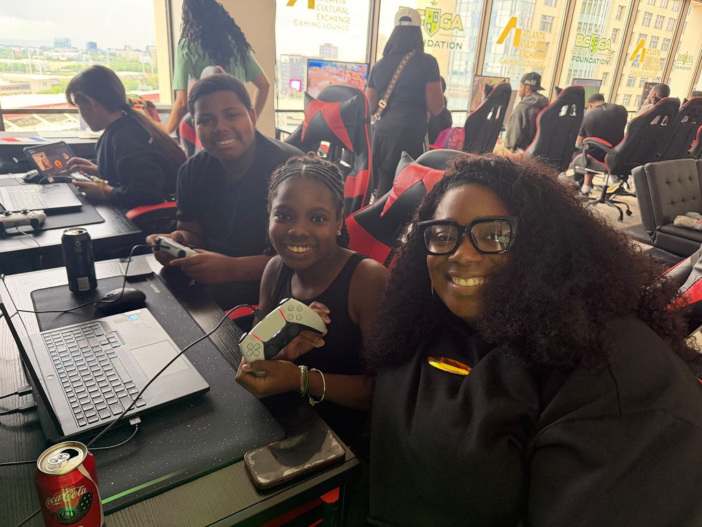 BCGA Foundation gaming lounge at FIFA Fan Fest