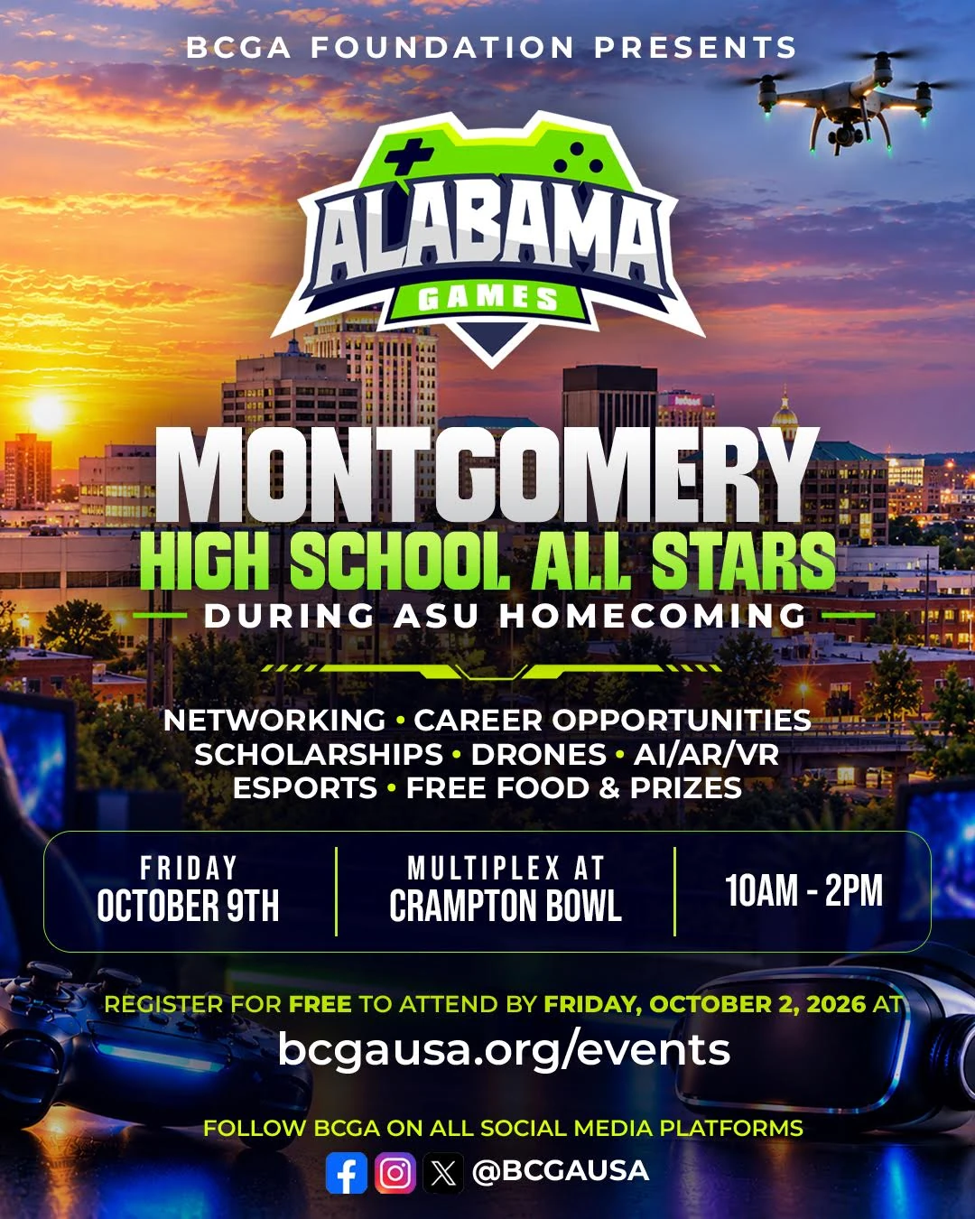 Montgomery High School All Stars flyer